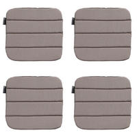 SITZKISSEN Panama 40/40 cm 4er-Set - Taupe, Textil (40/2/40cm) - Madison