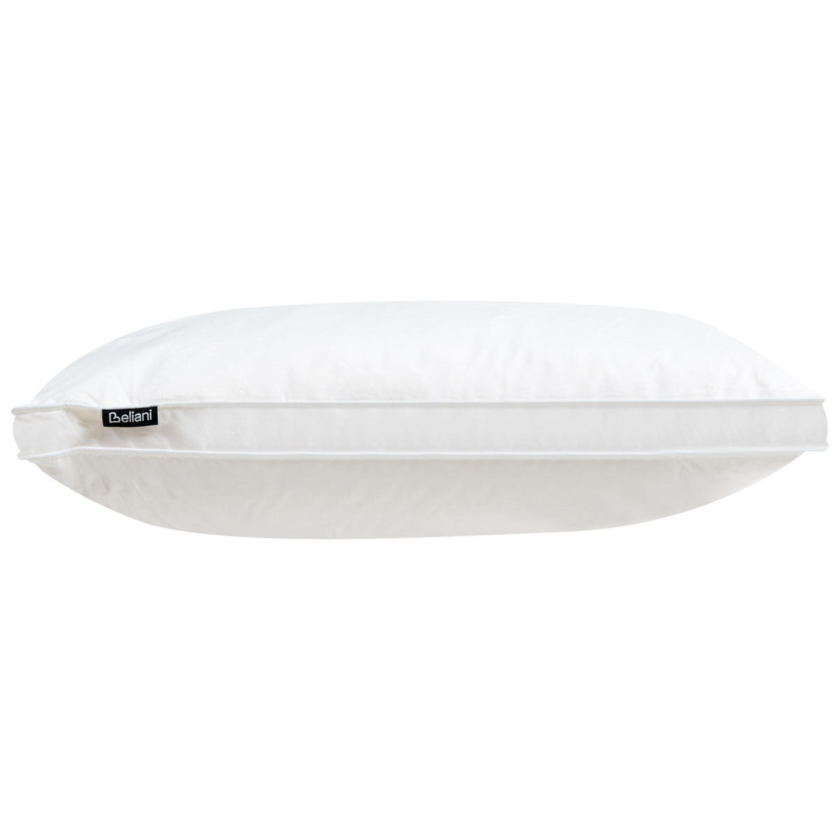 VZGLAVNIK bela 50/60 cm Feldberg - bela, naravni materiali (60/50cm) - Beliani