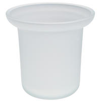 ERSATZGLAS PIAZZA & LUCENTE, satiniertes Glas - Weiß, Glas (11.5/11/11.5cm) - bremermann