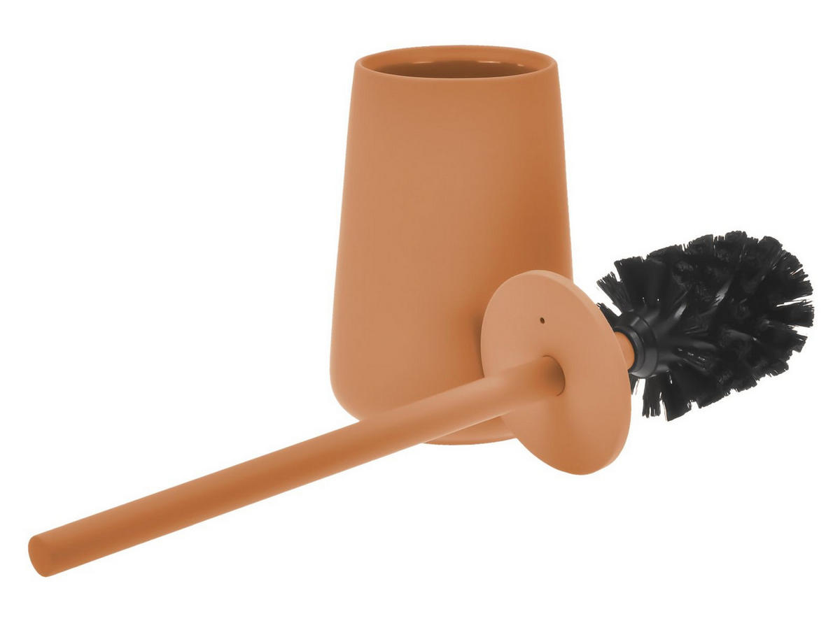 BAD ACCESSOIRES SET Nova ONE 3tlg. mandarine (orange) - Orange, Kunststoff (23/29/23cm) - Zone Denmark