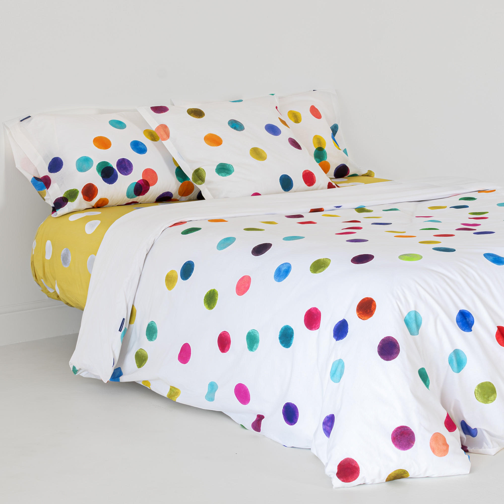 BETTBEZUG confetti 180x220 cm (komfortgrösse) mehrfarbig - Multicolor, Textil (180/220cm) - Happy Friday