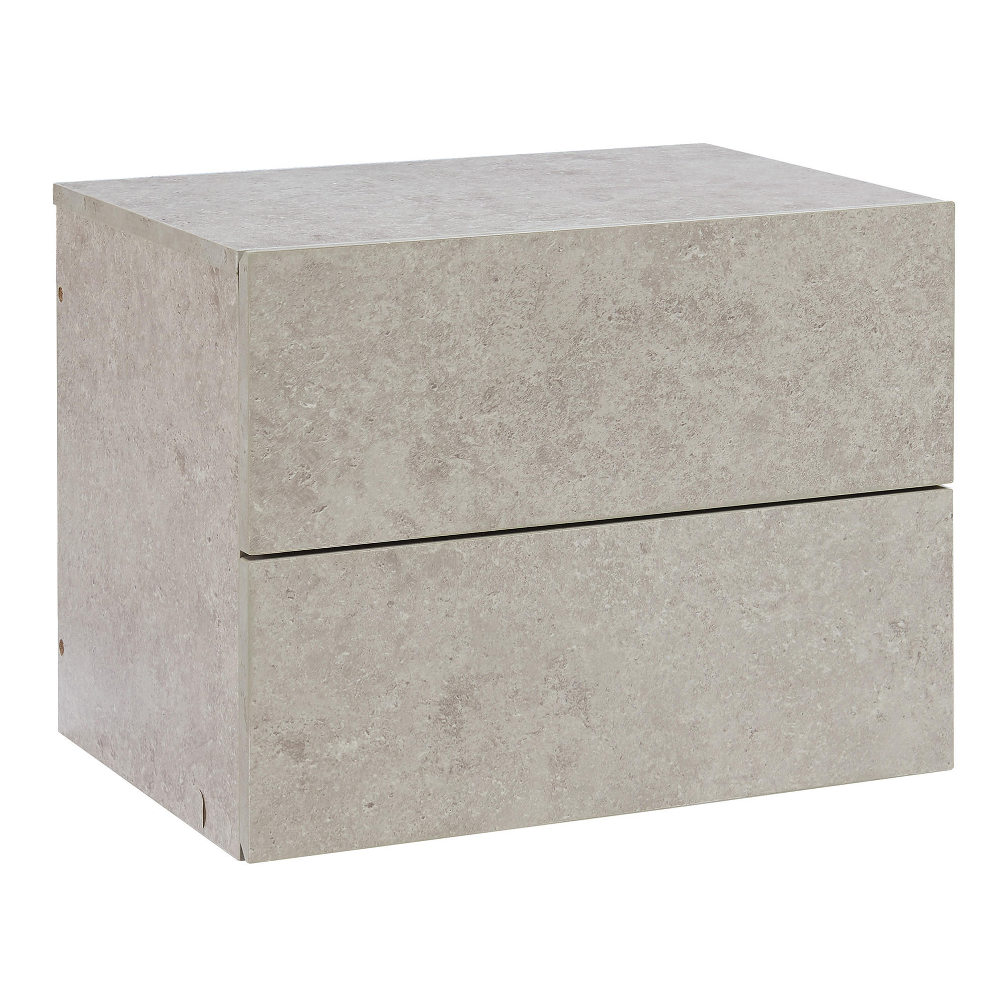 WANDREGAL Ampfing - Grau, Holzwerkstoff (40/30/29cm) - [en.casa]