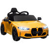 KINDER Elektroauto, Sound & Licht, für 3-5 Jahre, Gelb - Gelb, Kunststoff/Metall (108/69.5/51cm) - AIYAPLAY