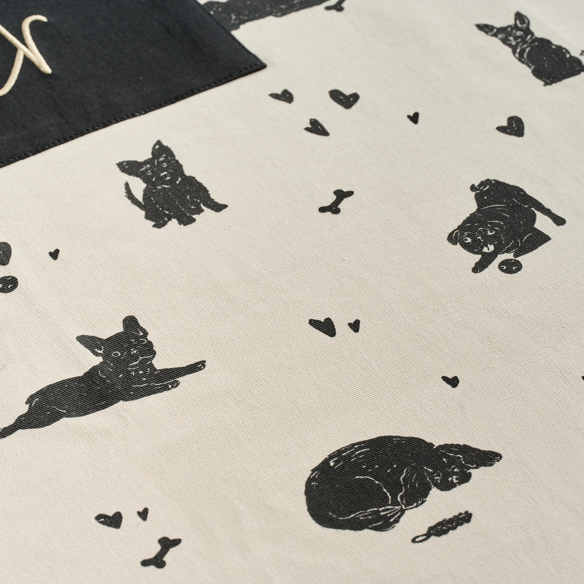 SCHÜRZE Fafik - Beige, Textil (70/85cm) - home&you