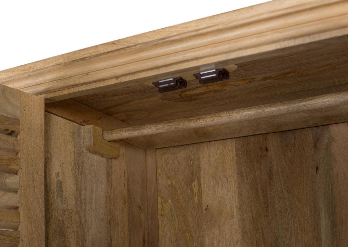 HIGHBOARD aus natürlichem Mangoholz - Braun, Holz (50/190/150cm) - Giner y Colomer