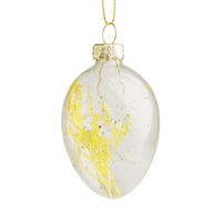 HÄNGENDE DEKORATION Whispy - Gelb, Glas (5/7/5cm) - home&you