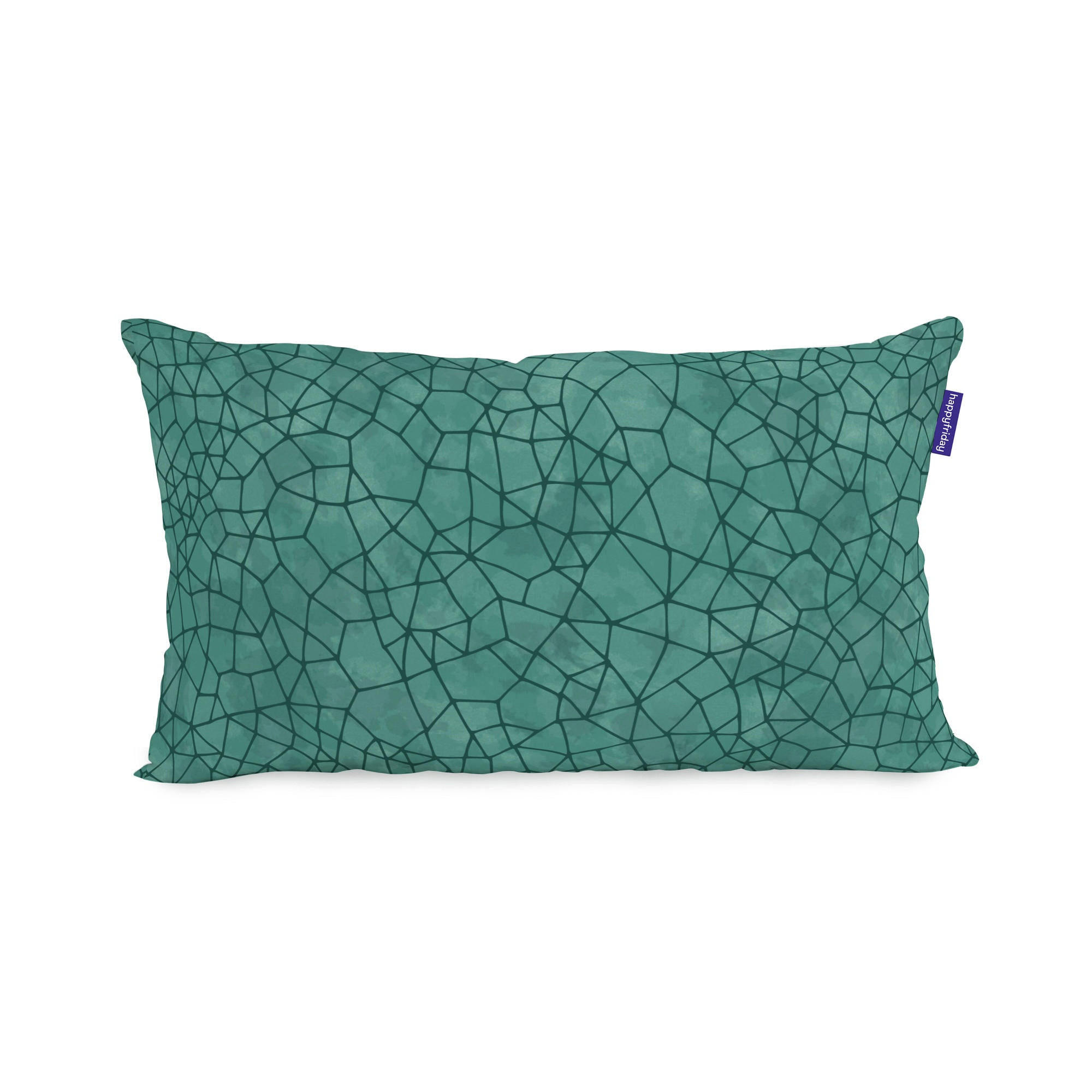 KISSENBEZUG ebony 50x50 + 50x30 cm mehrfarbig - Multicolor, Textil (50/50cm) - Happy Friday