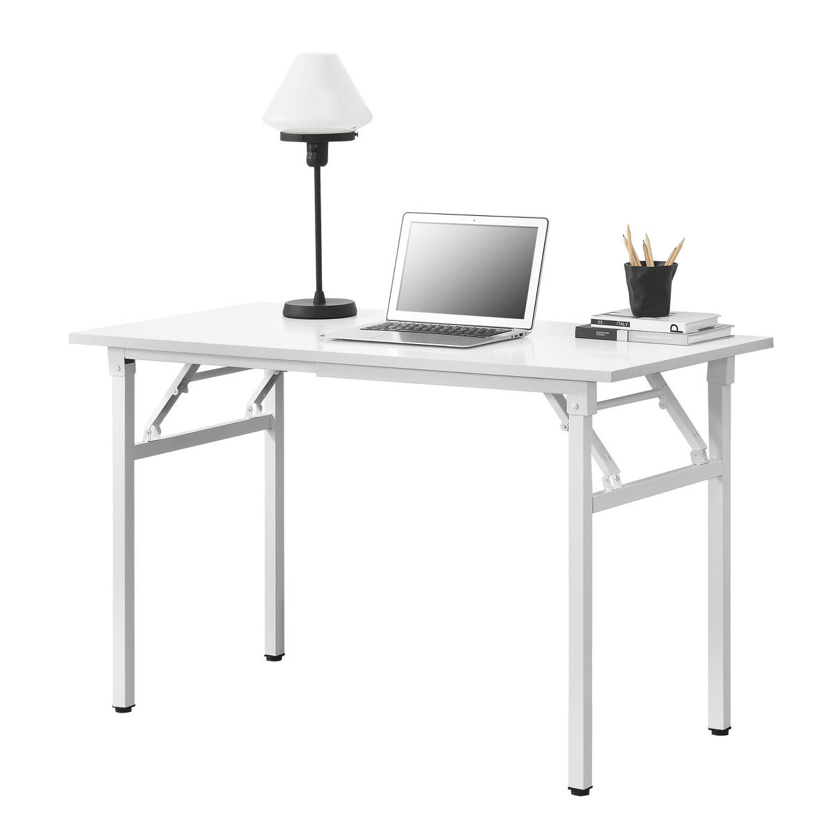 KLAPPTISCH - Weiß, Holzwerkstoff/Metall (120/76.4/60cm) - [neu.haus]