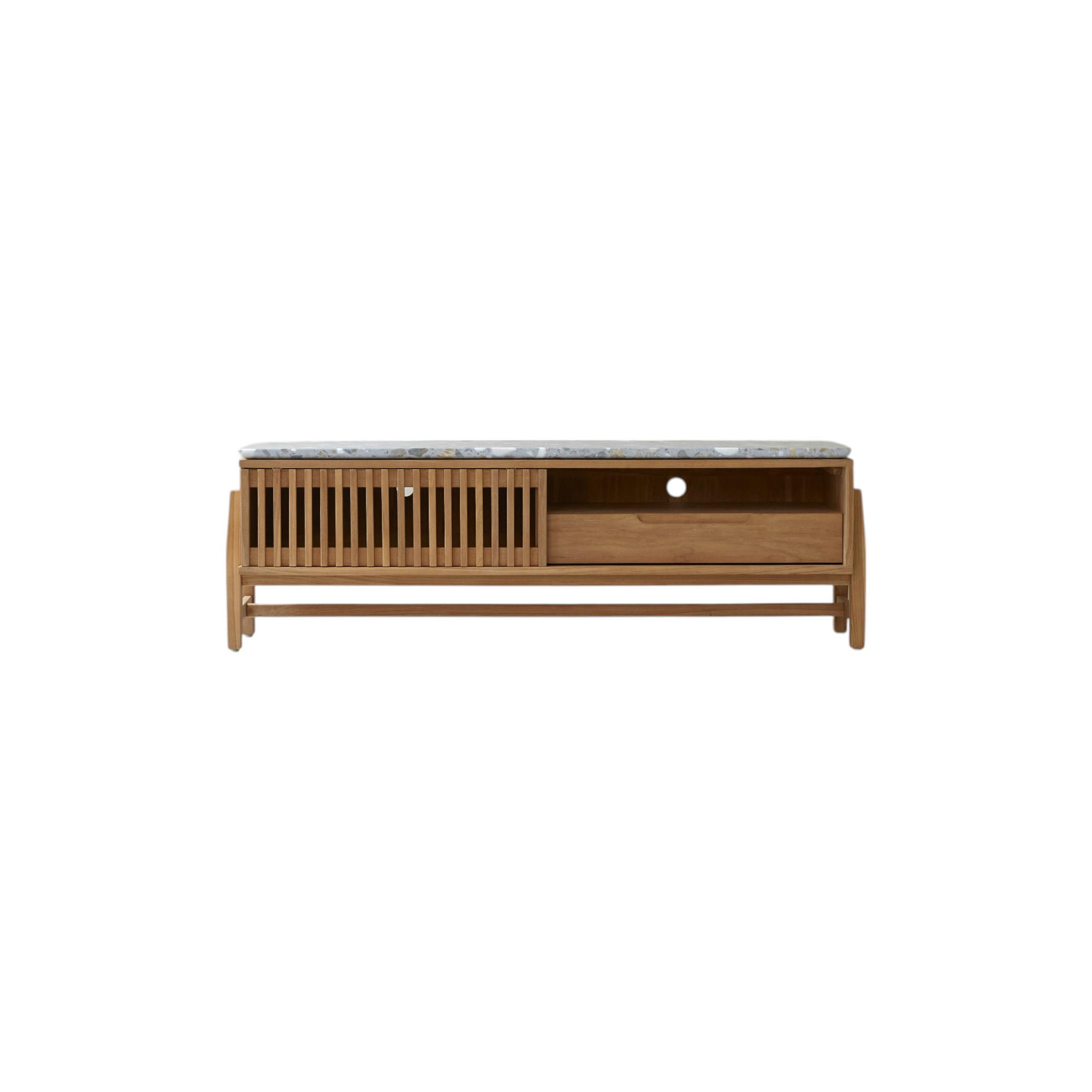 Tikamoon Tv-Schrank Natur 140x45x45 cm