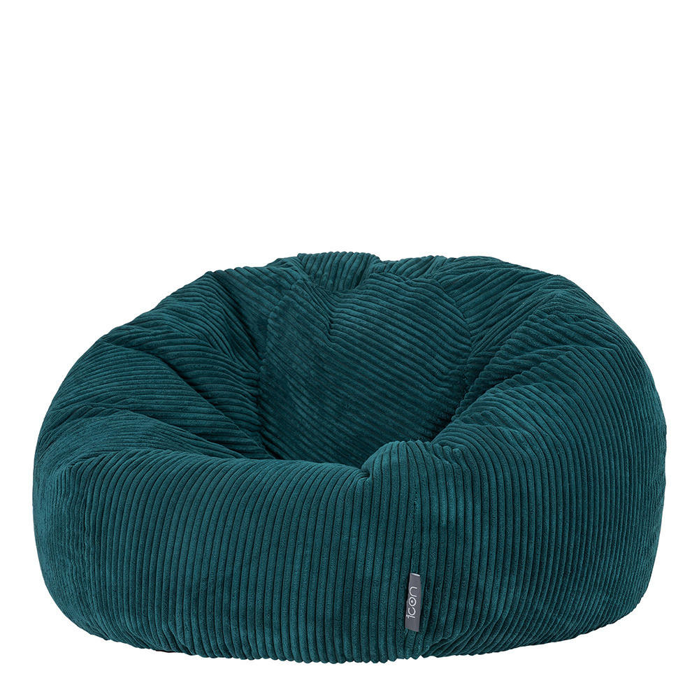 SITZSACK Klassisch , Cord - Dunkelgrün, Textil (85/50/85cm) - icon