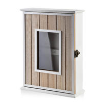 SCHLÜSSELKASTEN Stacy Weiß 23/30/9 cm Holz - Weiß, Holz (30/9/23cm) - Mondex