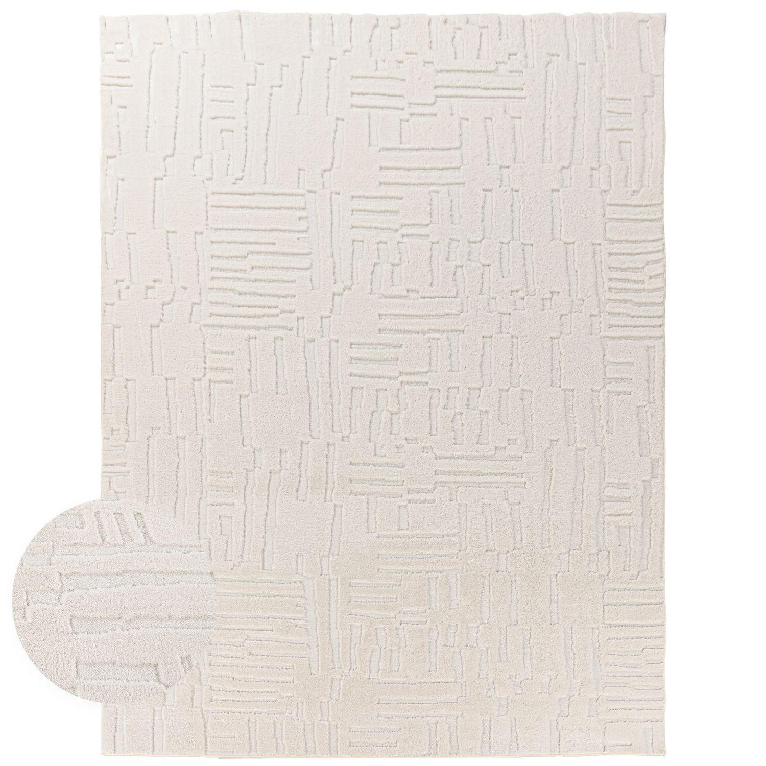 HOCHFLORTEPPICH Boho Creme 200 x 280 cm - Creme, Kunststoff (200/280cm) - TT Home