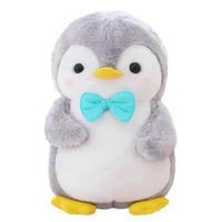 KUSCHELTIER Pinguin 25 cm - Blau, Textil (25/25cm)