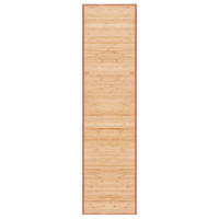 TEPPICH Rechteckig 80/300 cm aus Bambus Braun - Braun, Naturmaterialien/Holz (80/300cm) - vidaXL