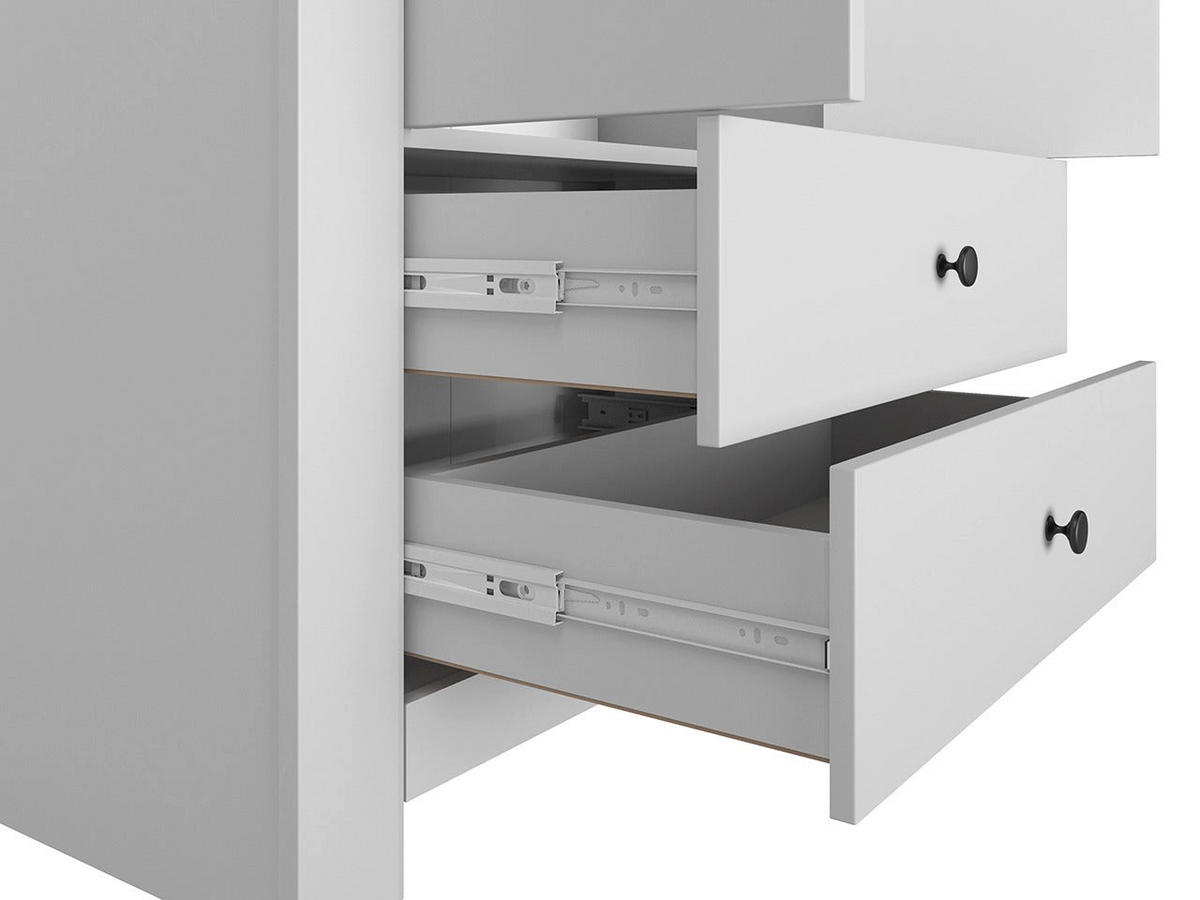 KOMMODE – 92 cm – Terni – Grau / Eichefarben - Eichefarben/Grau, Holzwerkstoff (91.5/139/42cm) - hi-markt