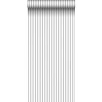TAPETE Streifen 53 cm x 10 m - Grau, Papier (53/1000cm) - Sanders & Sanders