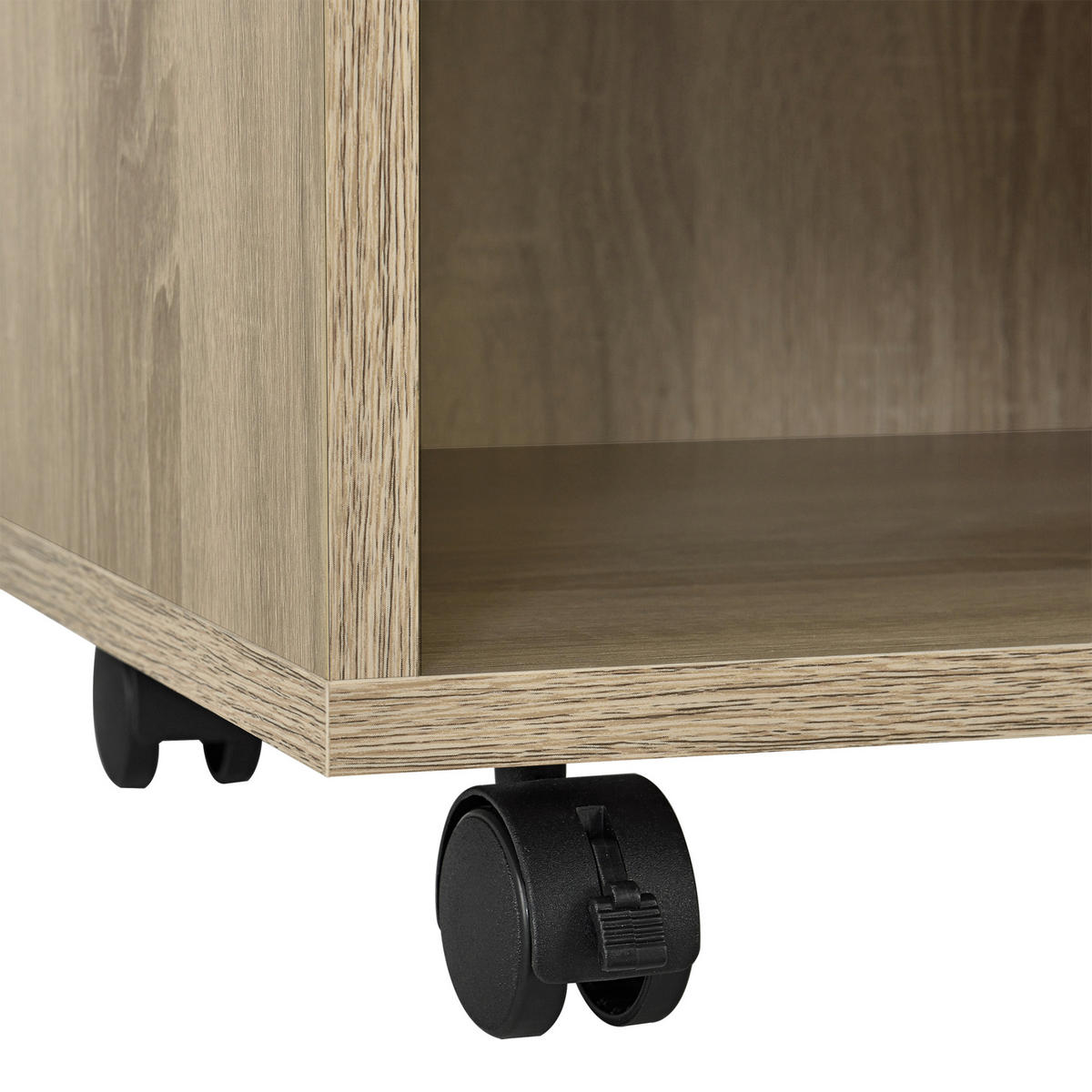 LOWBOARD Gränne - Sonoma Eiche, Holzwerkstoff/Kunststoff (90/40.5/35cm) - [en.casa]
