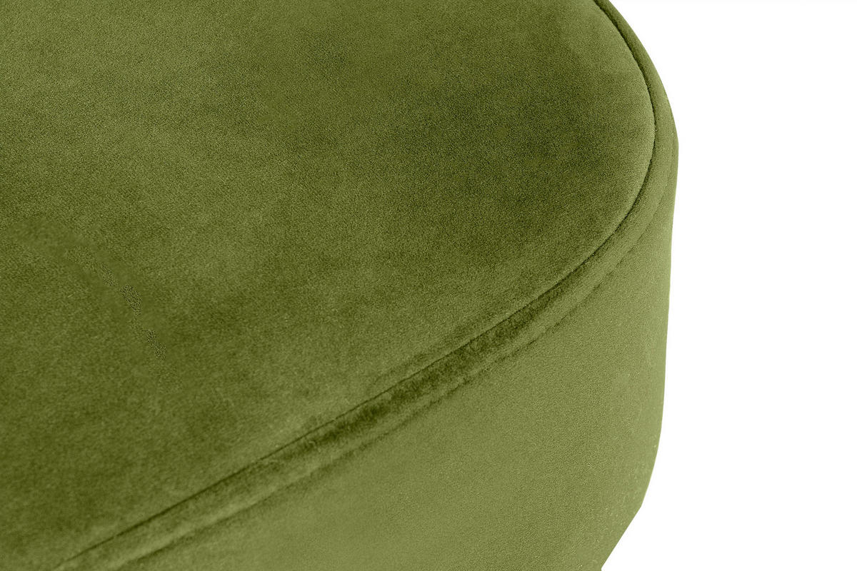 COCKTAILSESSEL DUCO auf hohen Beinen, Olive/Buche - Buchefarben/Olivgrün, Holz/Textil (63/89/65cm) - KONSIMO®