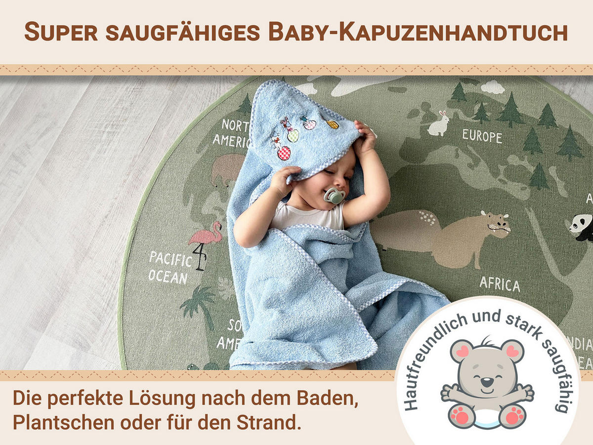 HANDTÜCHER, 100x100 cm, 100% Baumwolle, Blau - Hellblau, Textil (100/100cm) - Zollner