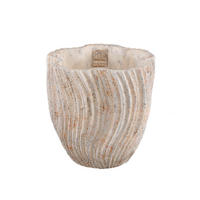 TOPF Robbien Rosa 20/20/20cm - Pink, Stein (20cm) - PTMD Collection