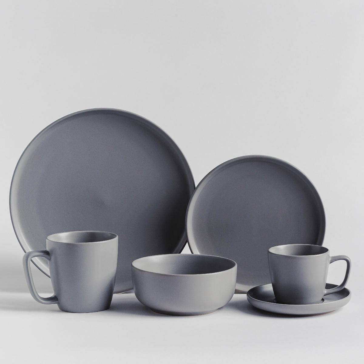 SCHALE Kendrick - Hellgrau, Stein (15cm) - home&you