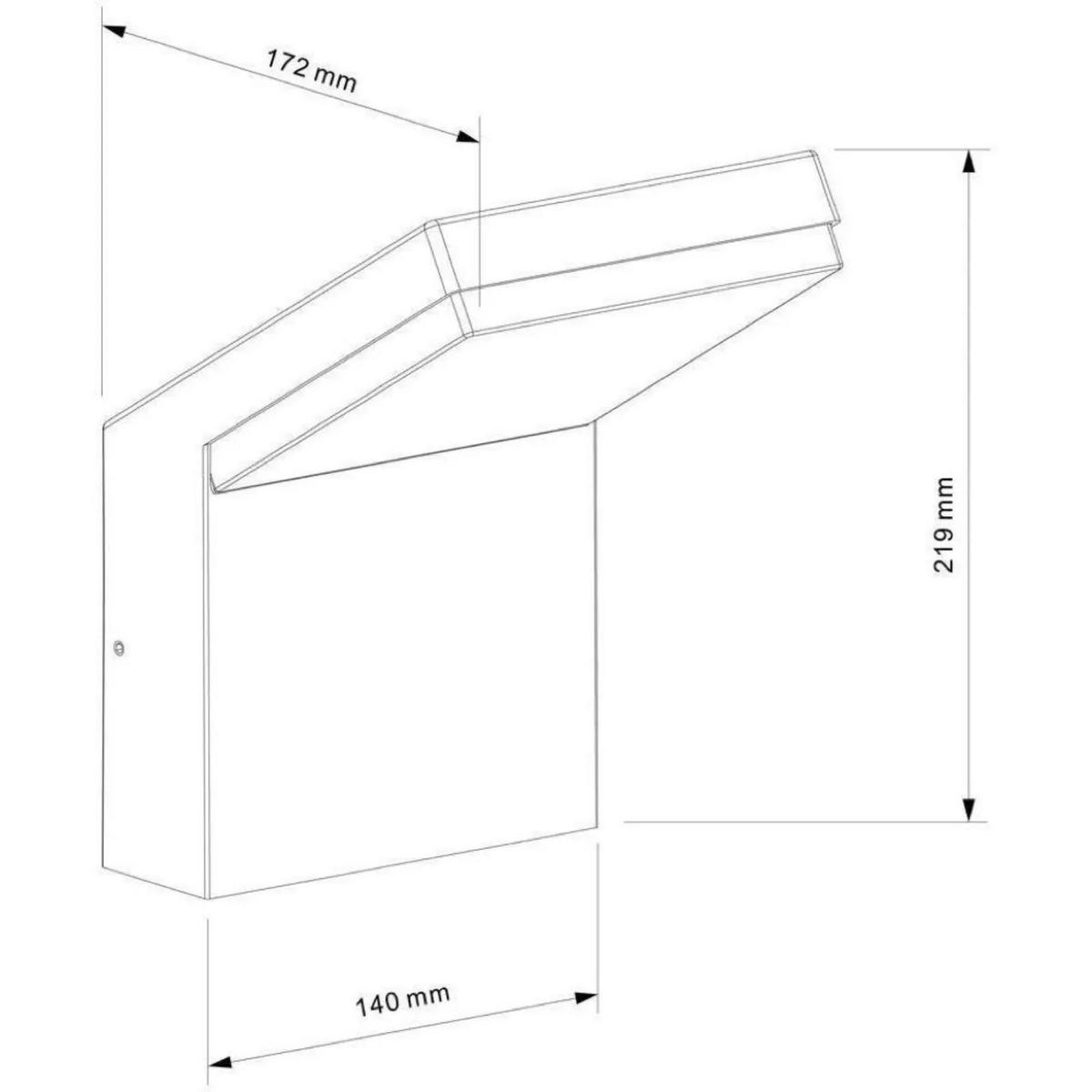 WAND- & DECKENLEUCHTE Tucanae - Dunkelgrau, Metall (17.2/17.2/21.9cm) - click-licht