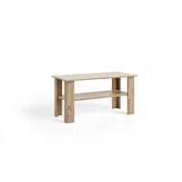 COUCHTISCH ALBANO 100 cm Eiche Artisan - Eiche Artisan, Holzwerkstoff (55/100/58cm) - MASSENO