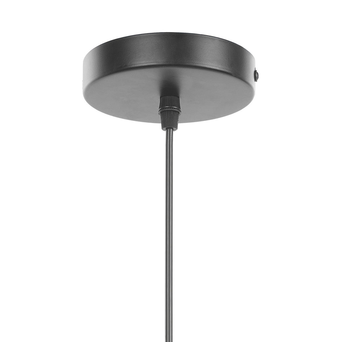 HÄNGELEUCHTE Cavalla 30/30/35 cm - Schwarz, Holzwerkstoff (30/30/35cm) - Beliani