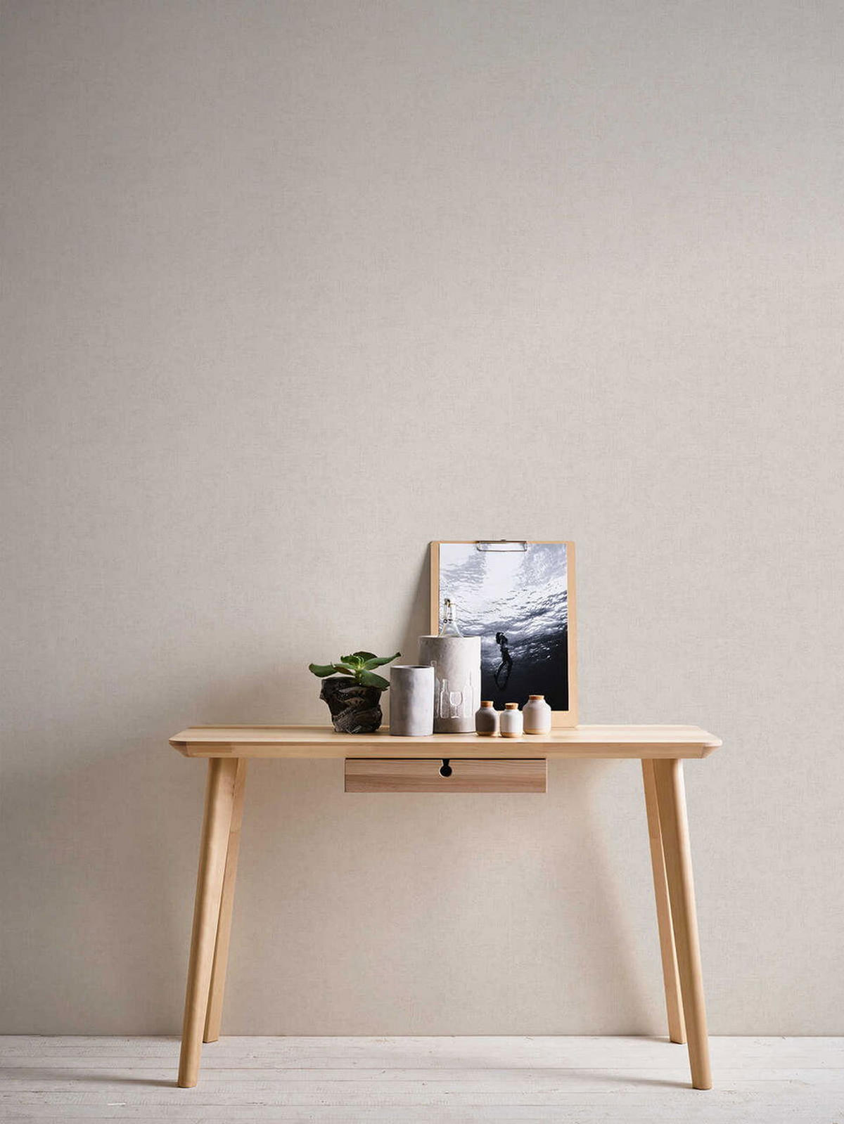 VLIESTAPETE Grau 53/1005 cm - Braun, Kunststoff/Textil (53/1cm) - KUNSTLOFT