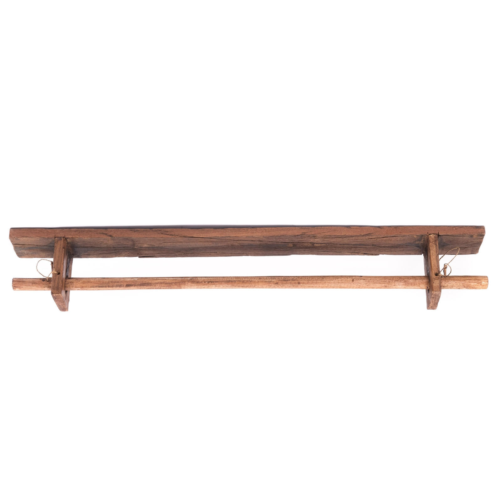 HANDTUCHHALTER Bano 100 Recyclingholz massiv naturfarben - Naturfarben, Holz (100/10/45cm) - CREEDWOOD