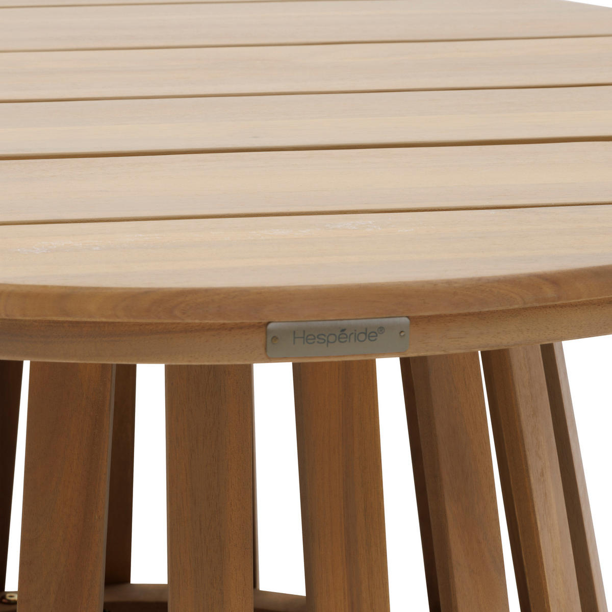 GARTENTISCH Akazienholz Ø 80 cm Osuna - Braun, Holz (80/80/40cm)