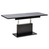 COUCHTISCH rechteckig Schwarz Hochglanz 126/70/58 cm - Schwarz Hochglanz, Holzwerkstoff (70/126/58cm) - designimpex