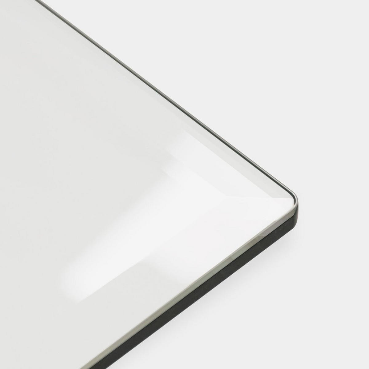 ESSTISCH Aras Durchsichtig 160 cm x 75 cm - Transparent, Glas (90/160/75cm) - Klast Home