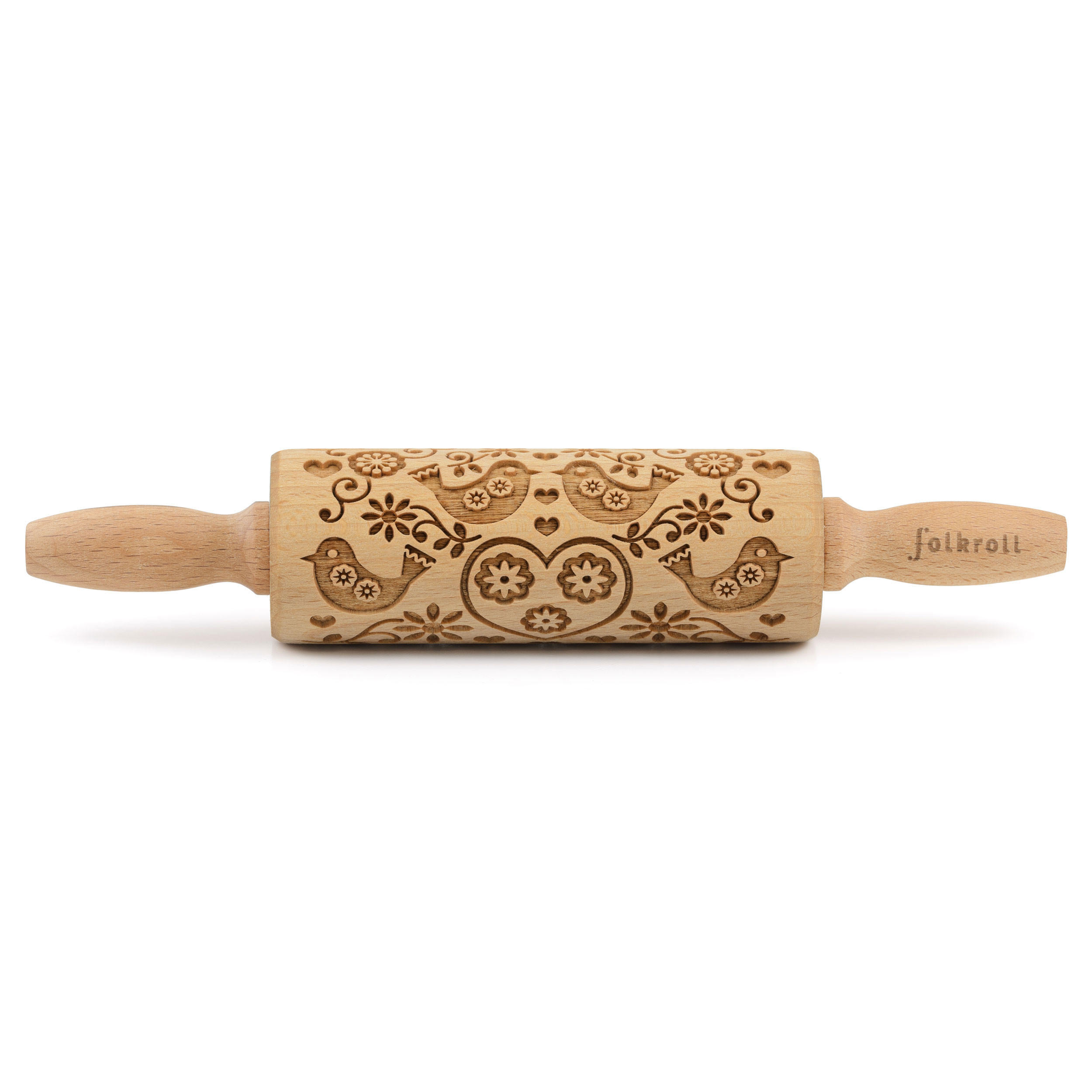 Folkroll Teigrolle Braun 23 cm