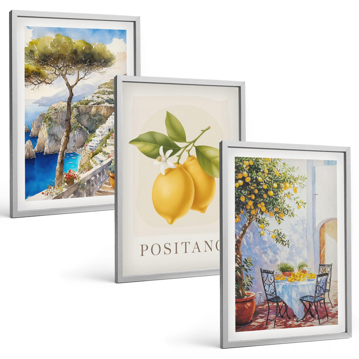 Tulup Bilder Silber 40x60 cm