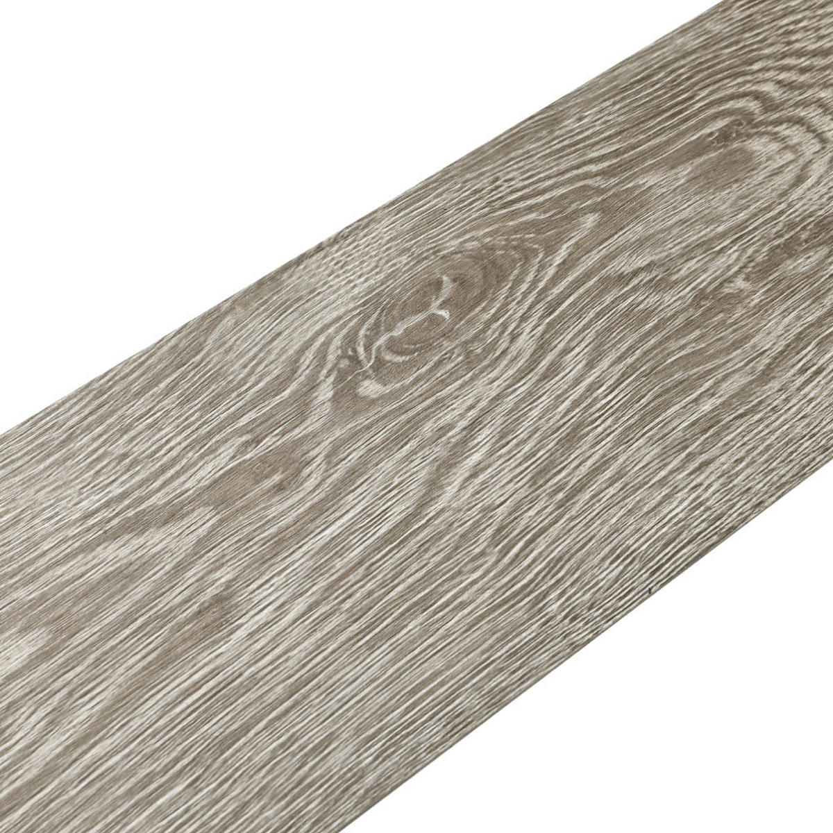 VINYLBODEN 5m²/36-TLG. selbstklebend PVC - Graubraun, Kunststoff (0.2/91.5/15.2cm) - Livingandhome