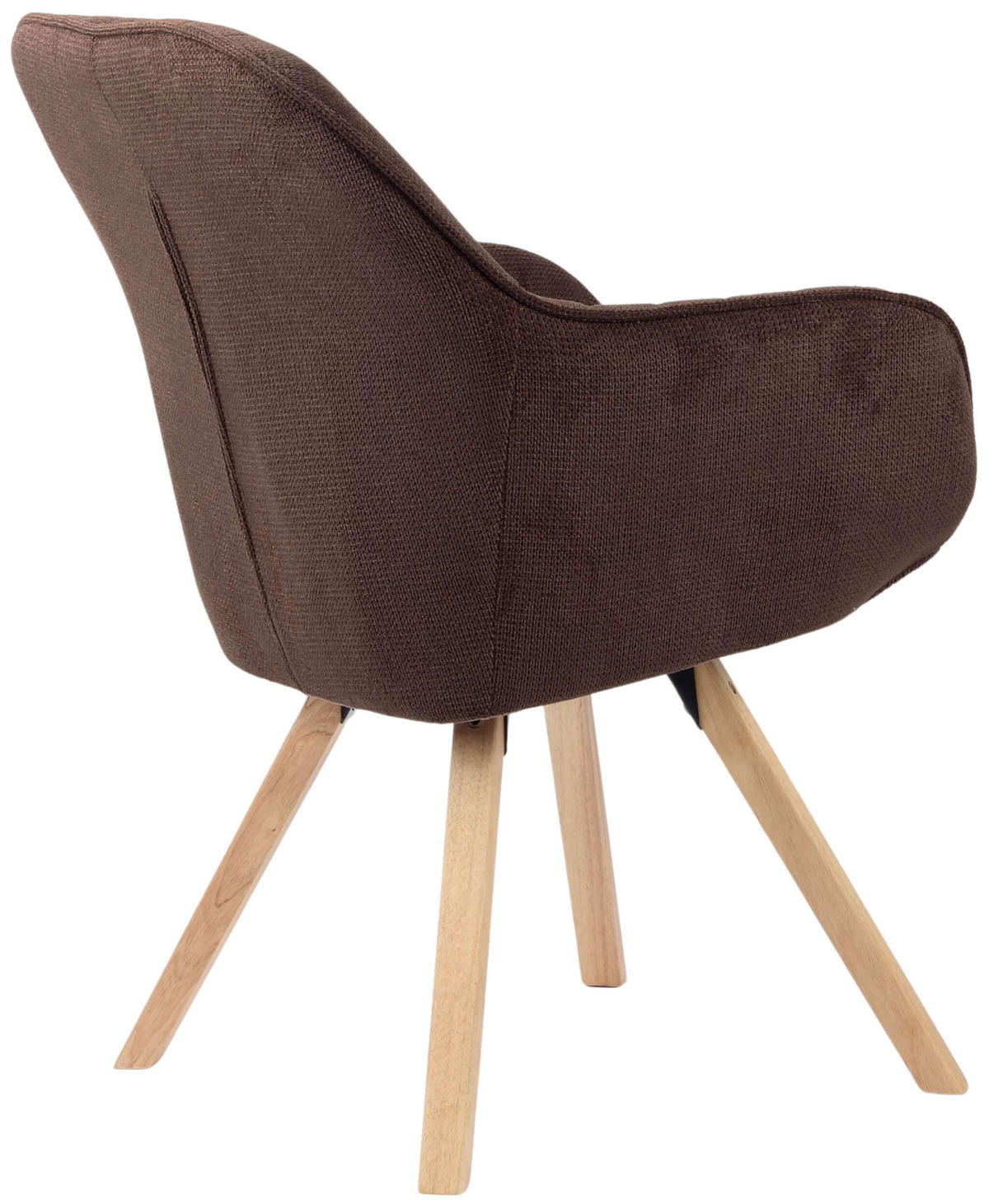 ESSZIMMERSTUHL Matera, drehbar - Braun/Naturfarben, Naturmaterialien/Textil (59/84/61cm) - Mr. Deko