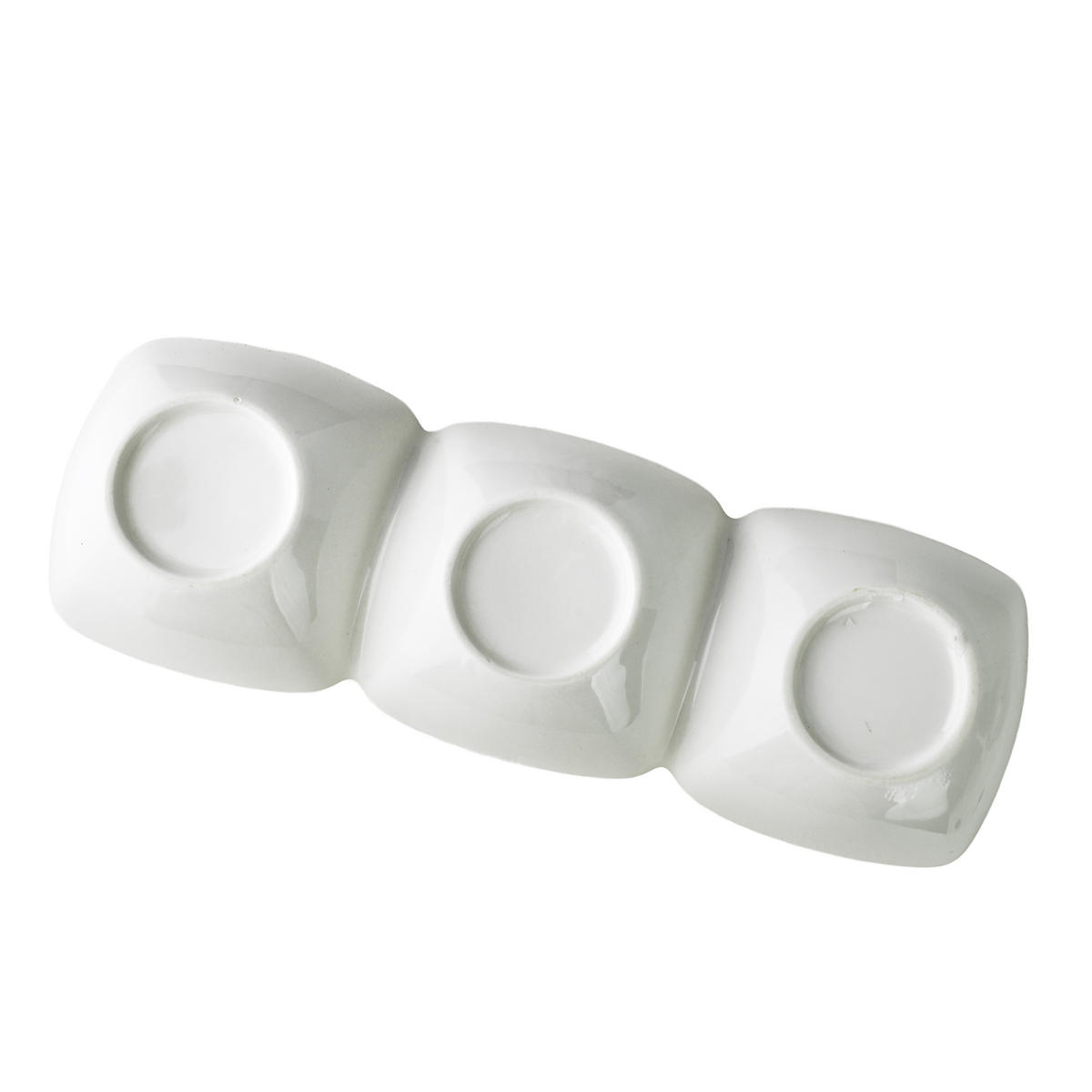 SCHALE Basic weiß 32.5/11/5 cm Porzellan - Weiß, Keramik (11/32.5/5cm) - Mondex