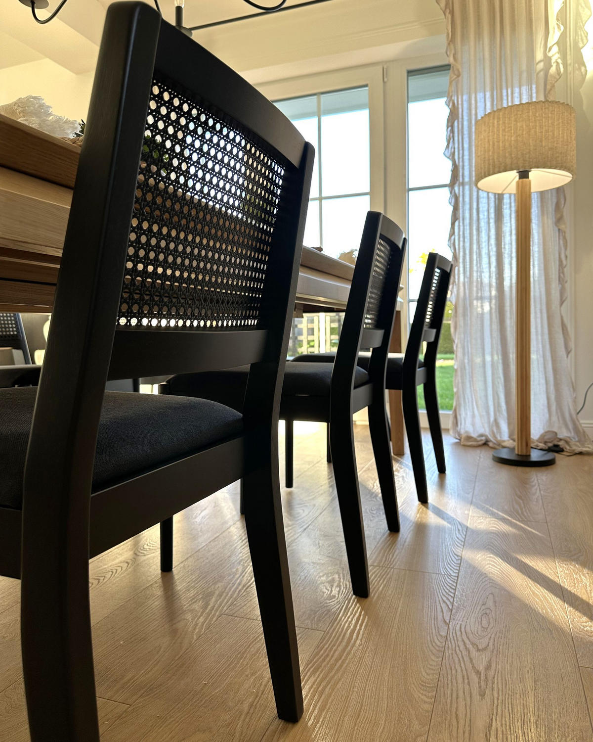 JÍDELNÍ ŽIDLE sada 2 ks Černá Tamarac - černá, dřevo (47/80/55cm) - Beliani
