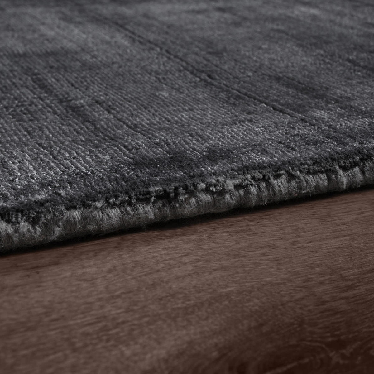 HOCHFLORTEPPICH 120/170 cm Glori 330 - Anthrazit, Textil (120/170cm) - Paco Home