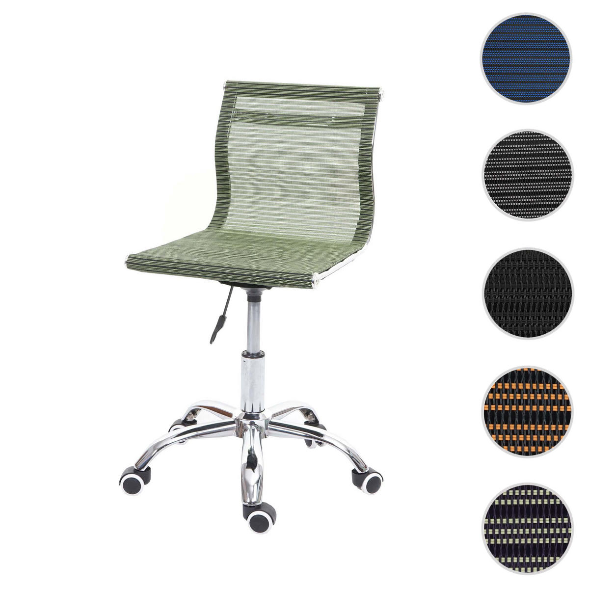 BÜROSTUHL Grün - Grün, Textil (49/82/49cm) - MCW