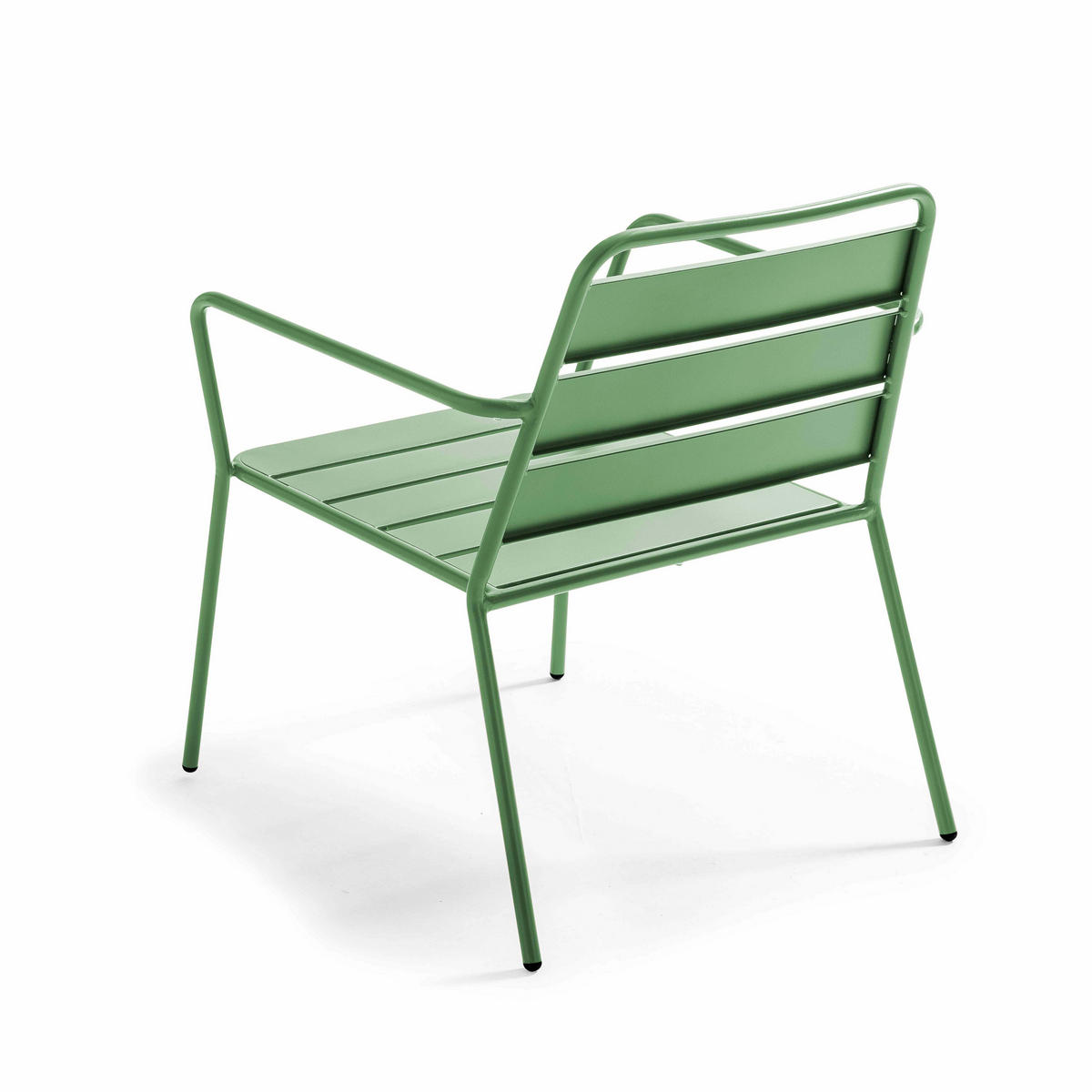 GARTENMÖBEL 5-tlg., Kaktusgrün - Dunkelgrün, Metall - Oviala