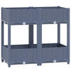 HOCHBEET 80X40X71 CM POLYPROPYLEN - Blaugrau, Kunststoff (80/71/40cm) - vidaXL
