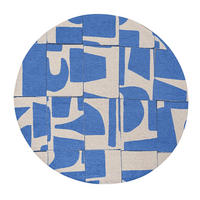 TEPPICH Campanula Craft 240/240 cm - Blau, Textil (240/240cm) - Louis De Poortere