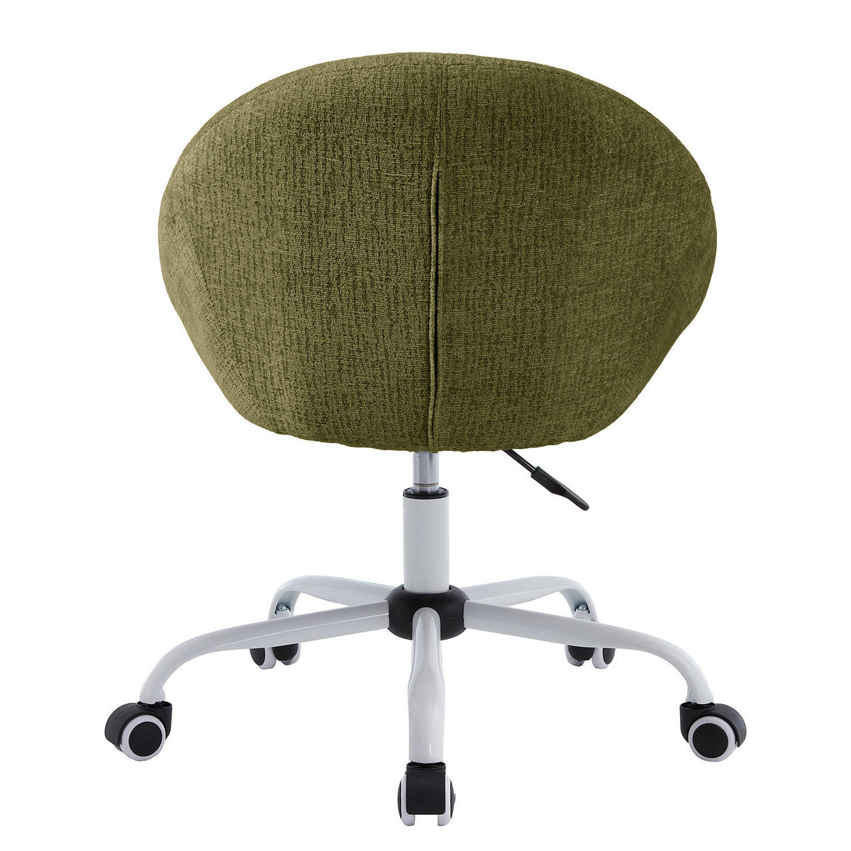 BÜROSTUHL - Strukturstoff - Weiß/Grün, Textil/Metall (58/79/60cm) - home24