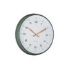 WANDUHR Modern Factory Ø30 cm - Grün, Kunststoff (30/4.5/30cm) - Karlsson