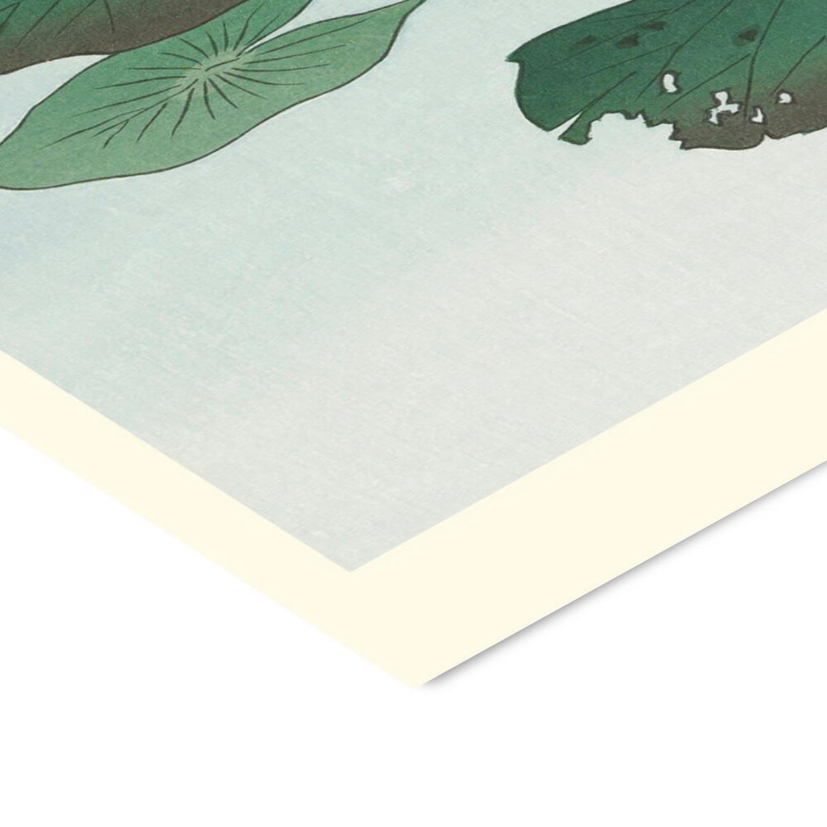 POSTER mit Rahmen A.P. Atelier - Water Lily - Eichefarben/Grün, Holz/Papier (30/40cm) - Poster&Frame