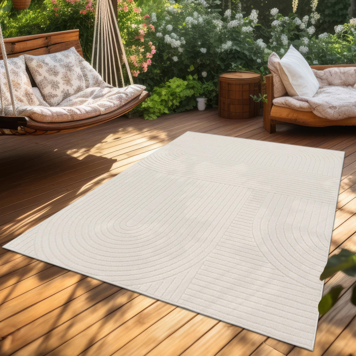 OUTDOORTEPPICH 240/340 cm Cotton 240 - Creme, Textil (240/340cm) - Paco Home