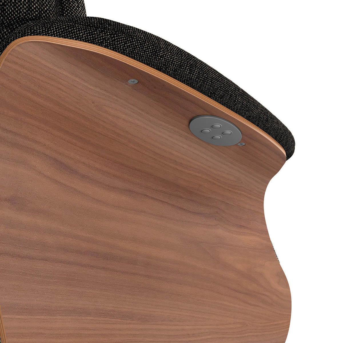 SESSEL - elektrisch verstellbar - Chromfarben/Schwarz, Textil/Metall (83/110/88cm) - home24