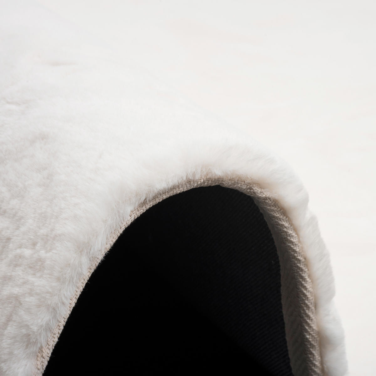 FELLTEPPICH LUXUS SUPER SOFT PLUSH - Weiß, Textil (120/170cm) - Pergamon